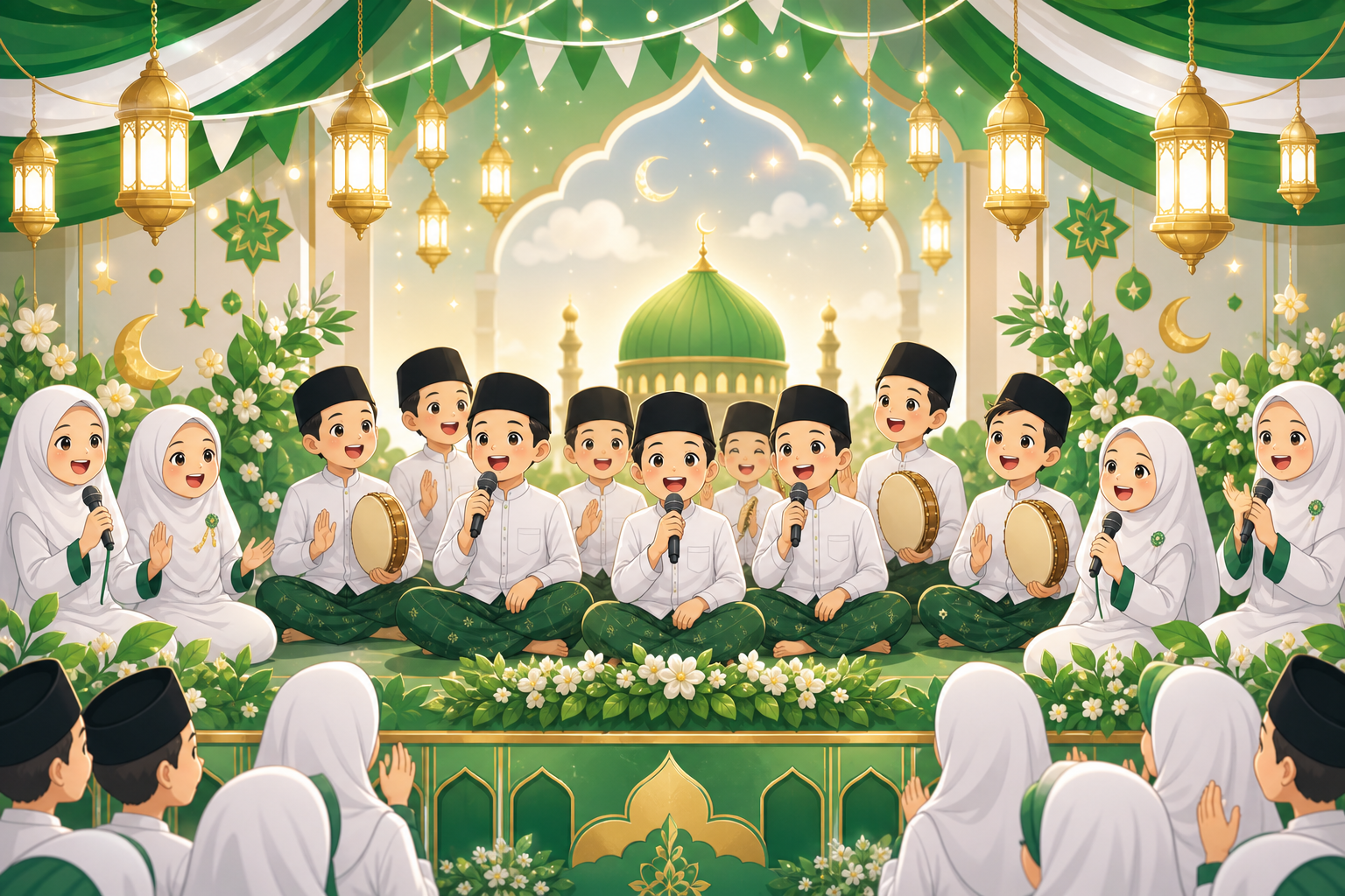 Maulid Nabi Muhammad SAW: Sholawat & Santunan Anak Yatim