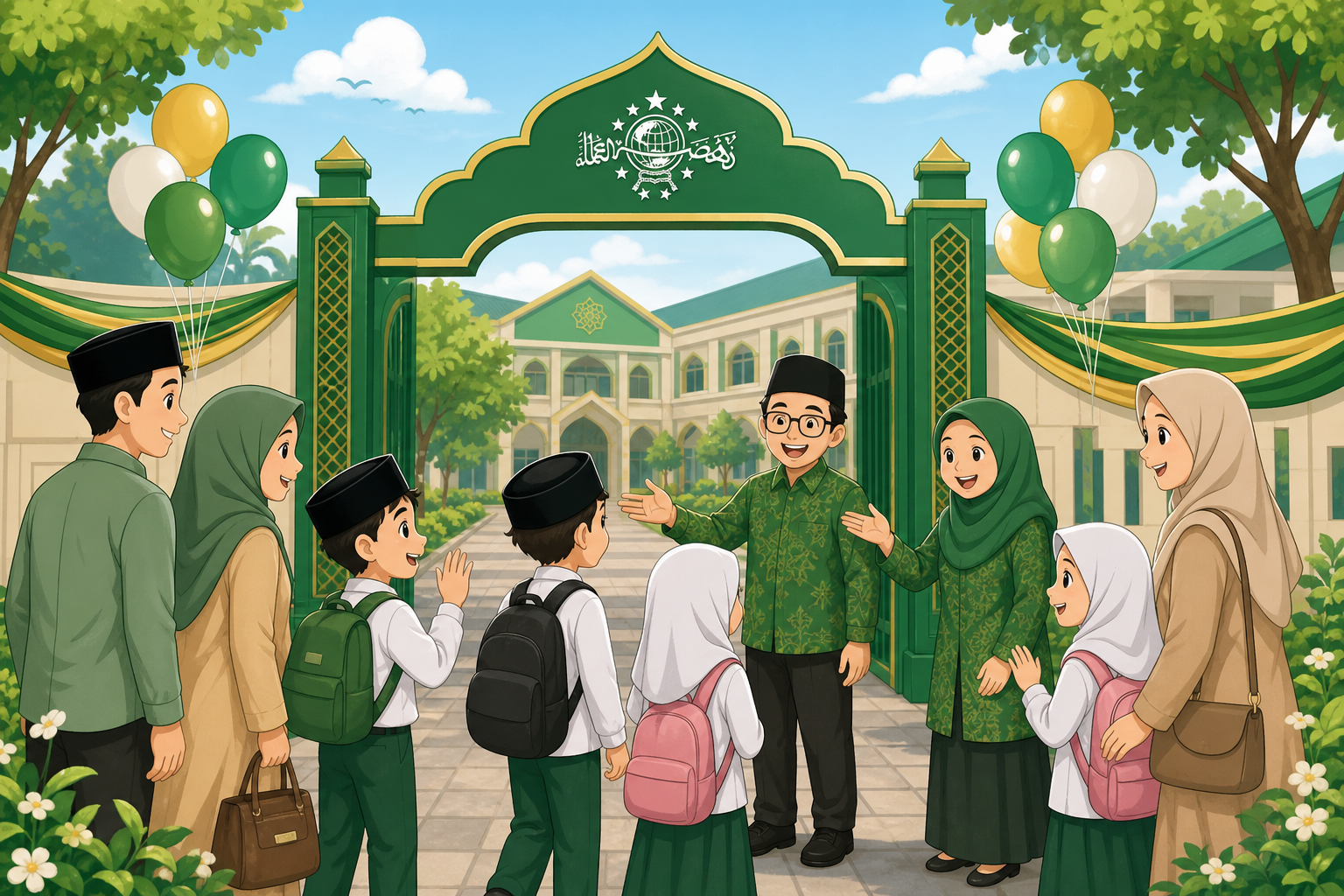 Pembukaan Tahun Ajaran Baru & Masa Taaruf Siswa Baru SMP NU Hasyim Asy'ari Sedati